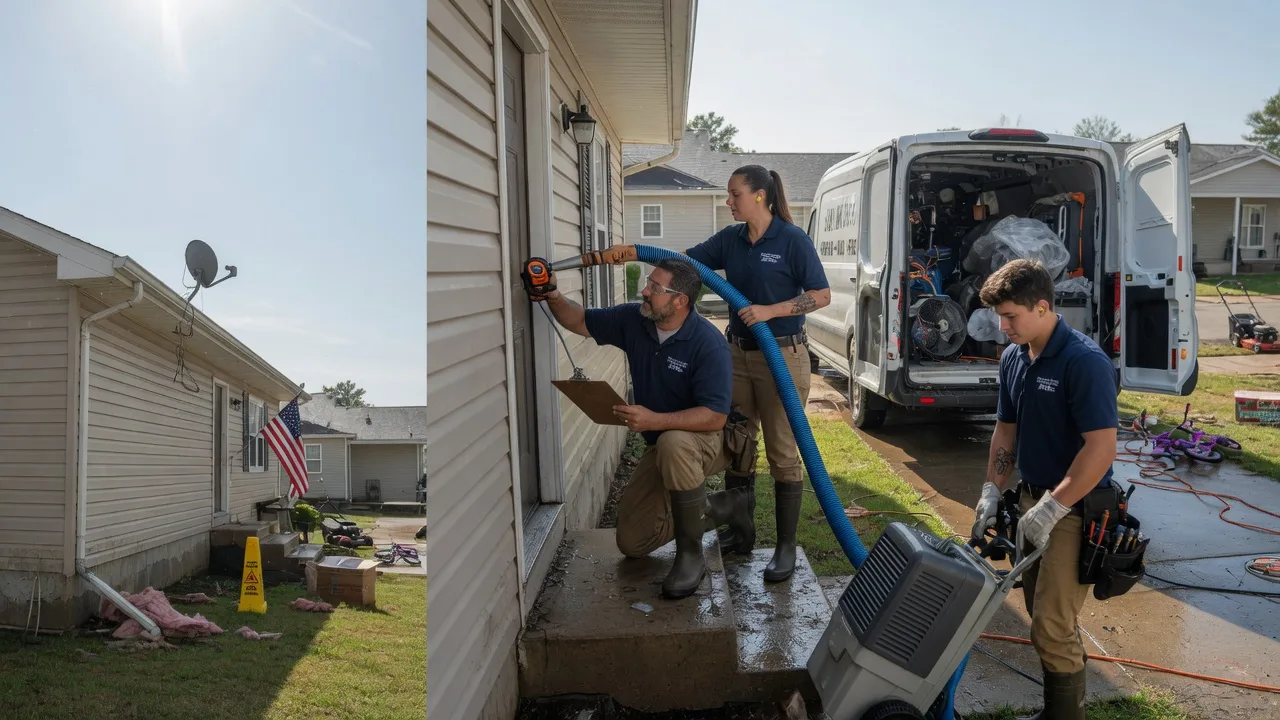 Ceiling Water Damage Restoration in Palmyra, IL near me